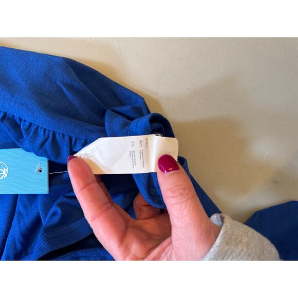 Cupshe Blue Side Tie Sleeveless Swim Cover Up Dress NWT Size XL - Picture 8 of 8